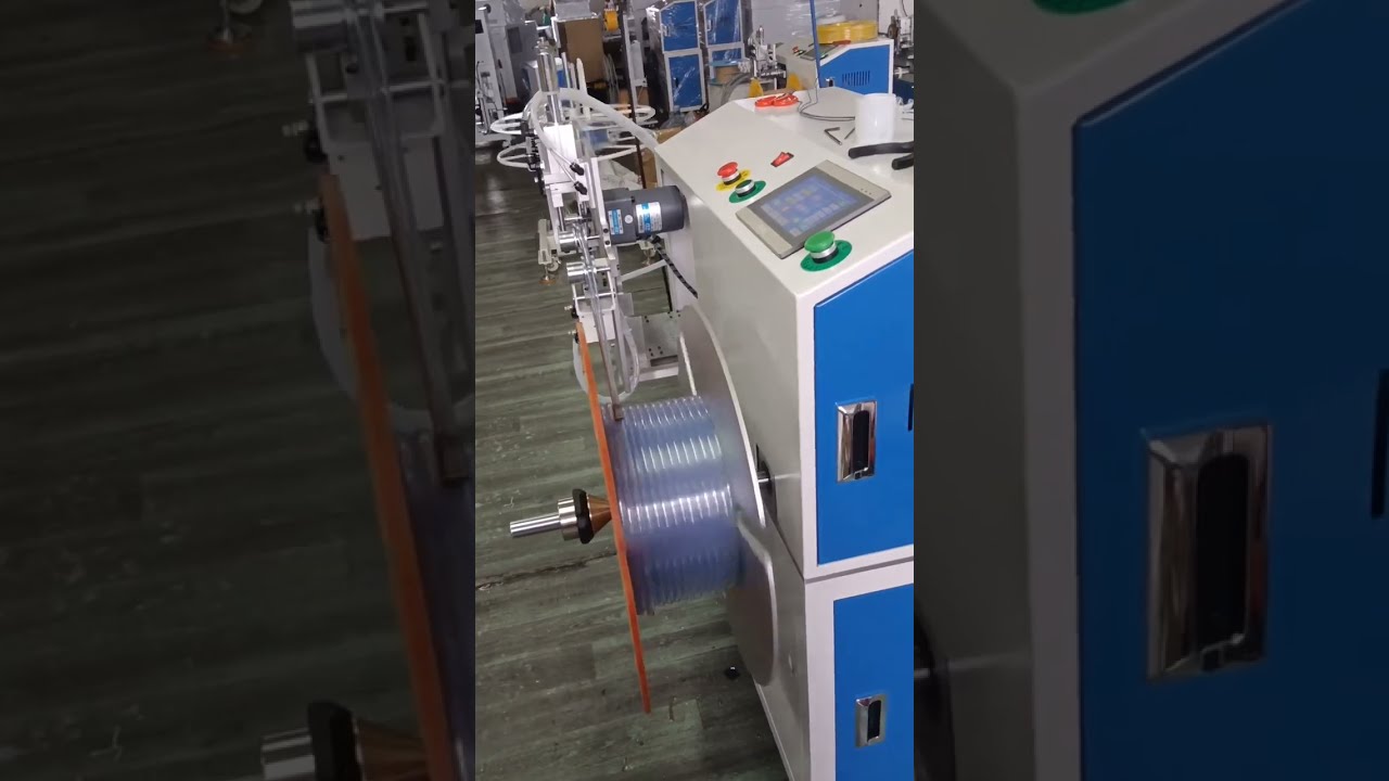 Máy Đếm Mét, Cắt, Cuộn Ống PU Tự Động - Dây Chuyền Cuộn Ống Hơi PU Chính Xác Cao