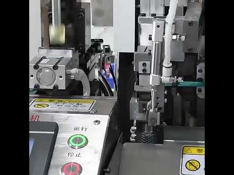 Fully Automatic Single Head Crimping &amp; Tinning Machine   Waterproof Plug Dip Tinning #machine