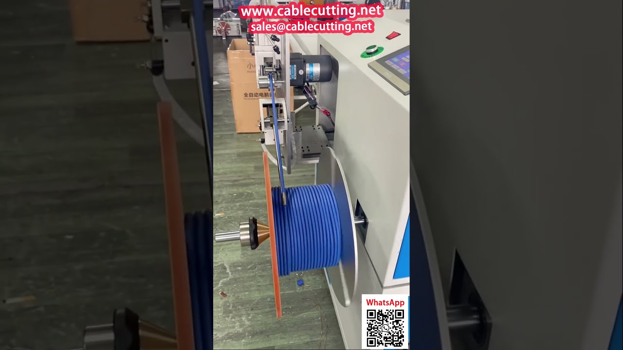 Máy quấn lại dây tự động với bộ đếm mét chính xác - Giải pháp tối ưu cho sản xuất