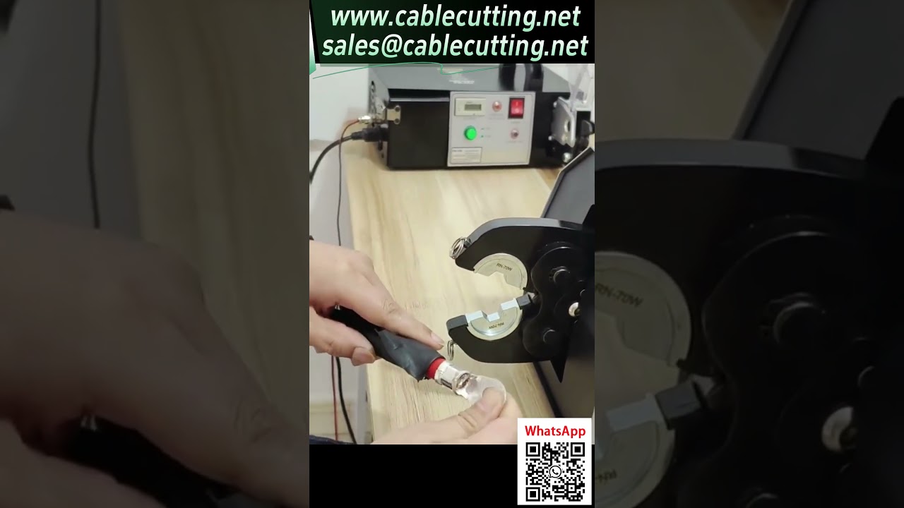 【Máy ép cos khí nén 500A】Ép đầu cos cỡ lớn lên đến 300mm² - Dùng cho dây cáp công nghiệp