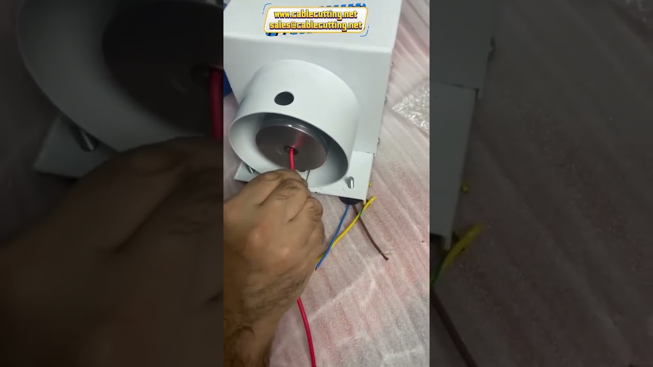 Máy bóc tách và xoắn dây điện tự động dùng motor - Tuốt và xoắn dây đồng 0.1-4.5mm