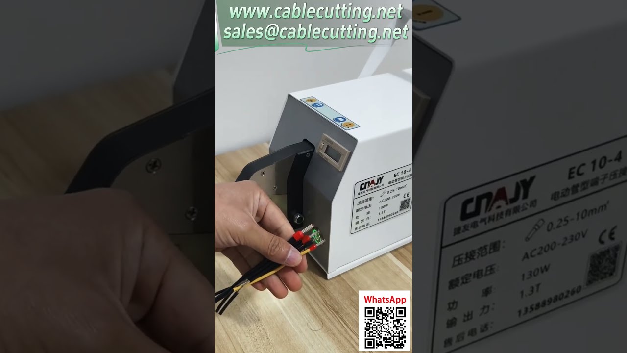 Máy ép đầu cốt dây điện tự động EC 10-4 | Trưng bày mẫu mã chuyên nghiệp