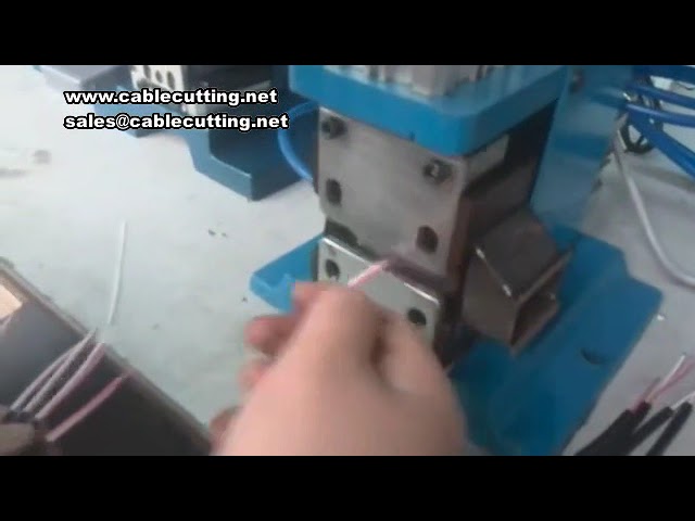 Máy Tuốt Dây Cáp Khí Nén Dạng Đứng 3F/4F - Bóc Vỏ Cáp Ribbon & Đa Lõi 14AWG Hiệu Quả Cao