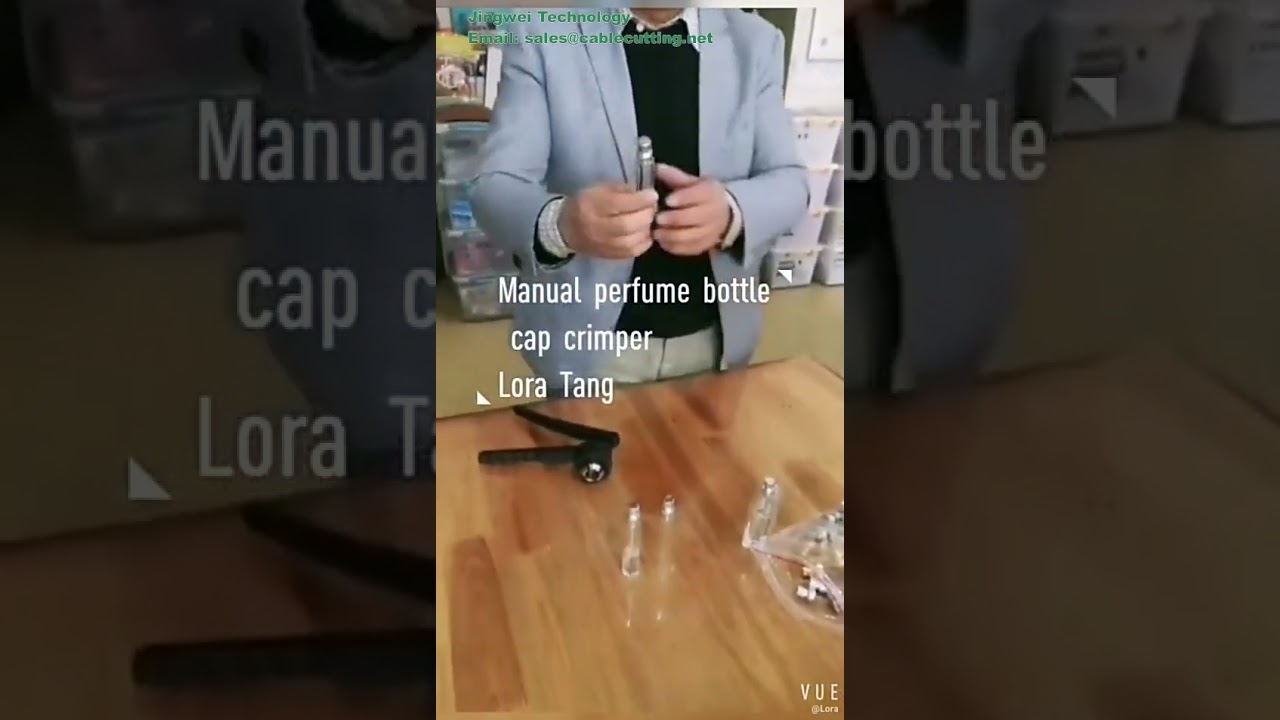 Dụng cụ dập nắp bơm xịt nước hoa thủ công - Máy dập nắp chai xịt chuyên nghiệp