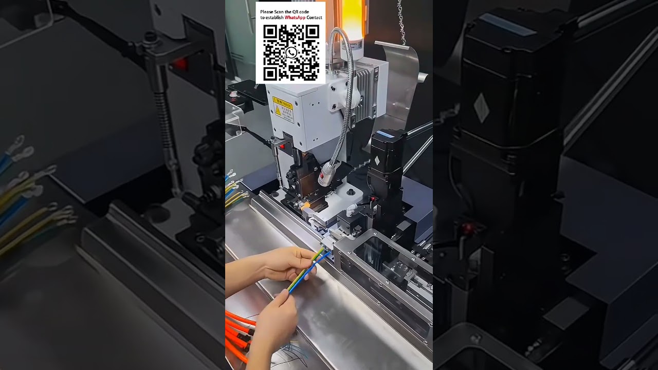 Máy Tích Hợp Đa Năng Cho Dây Cáp Xe Điện: Luồn Ống, Tuốt Dây, Bấm Đầu Cốt