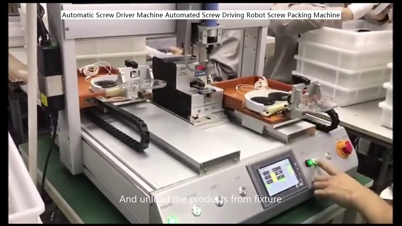 Máy vặn vít tự động - Robot vặn vít - Máy đóng gói ốc vít tự động hóa nhà máy