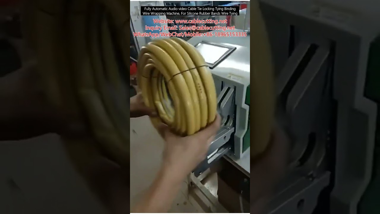 Máy Buộc Dây Cáp Tự Động Hoàn Toàn - Quấn & Đóng Đai Dây Âm Thanh/Hình Ảnh