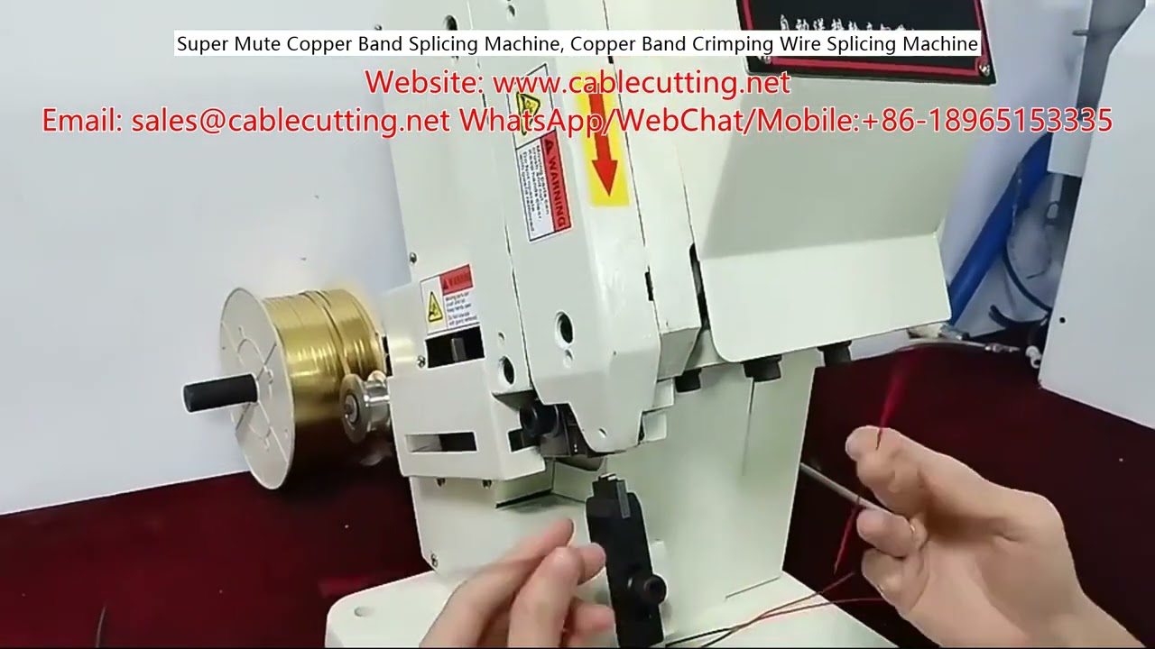 Máy Nối Băng Đồng Siêu Êm - Máy Ép Nối Dây Băng Đồng Chất Lượng Cao