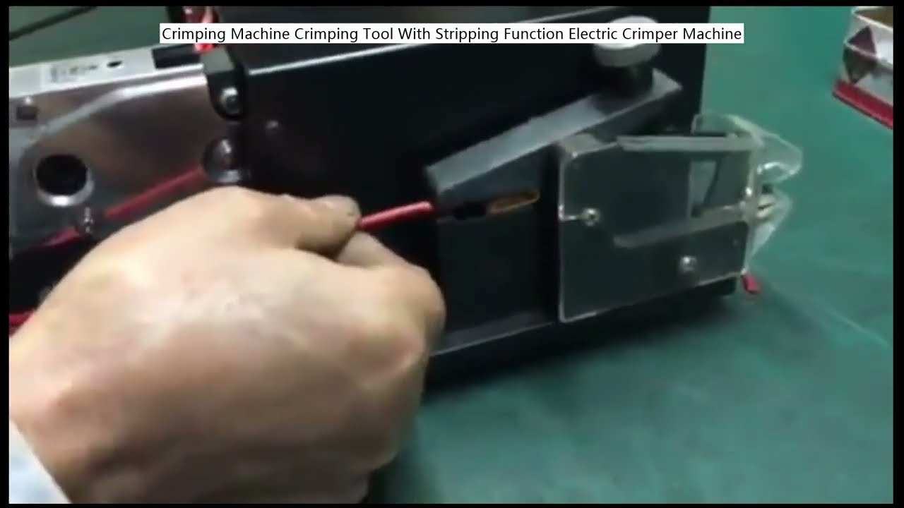 Máy Ép Cosse Điện Tích Hợp Tuốt Dây Tự Động - Công Cụ Ép Dây Chuyên Nghiệp