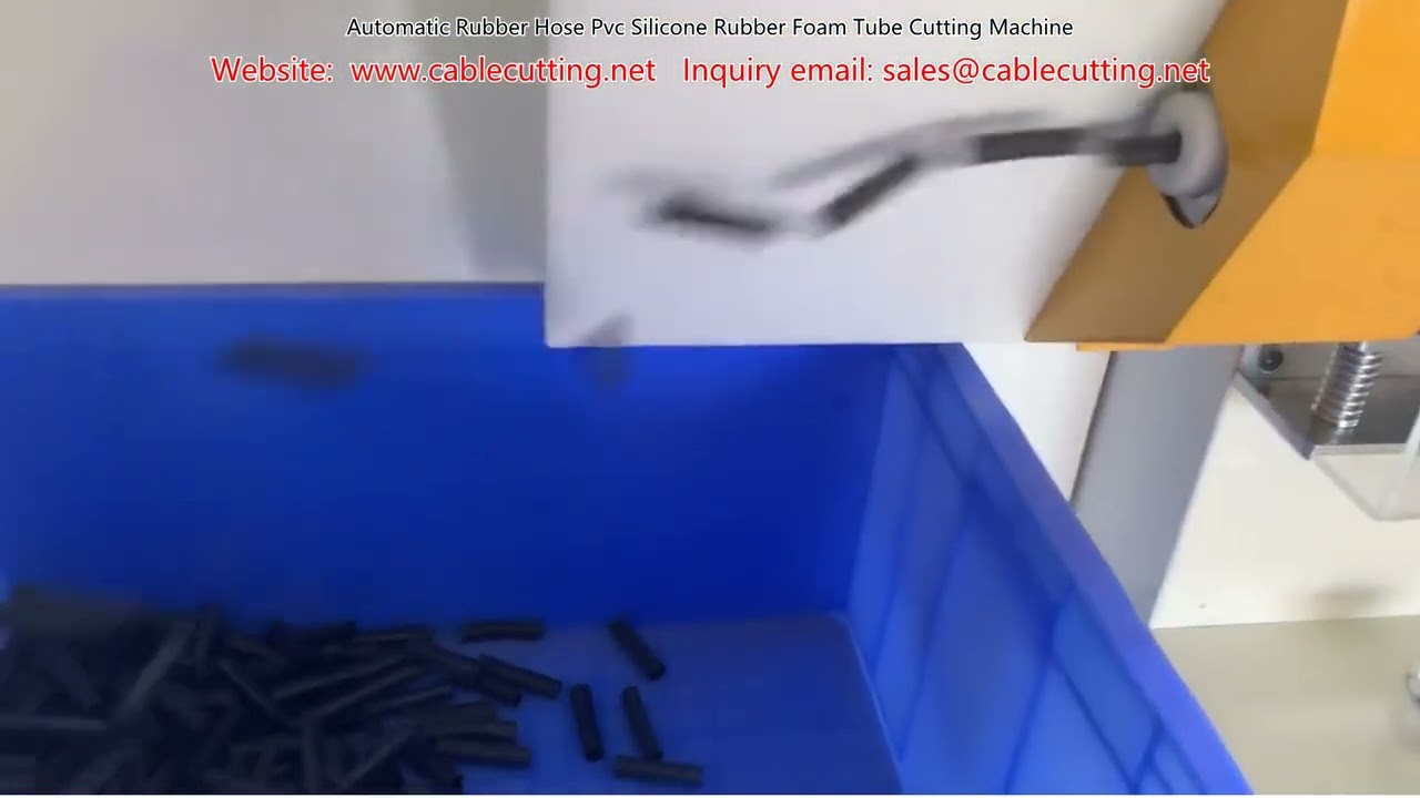 Máy Cắt Ống Tự Động – Cắt Cao Su, PVC, Silicone, Ống Xốp Chính Xác