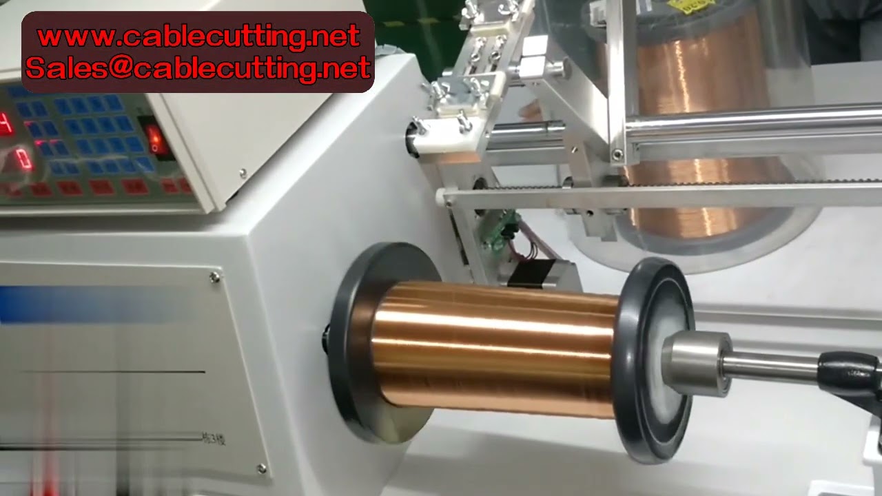 Máy Quấn Dây Tự Động 0.1-2mm | Máy Rải Dây Cuộn Coil Filament Điều Khiển Máy Tính Mới Nhất