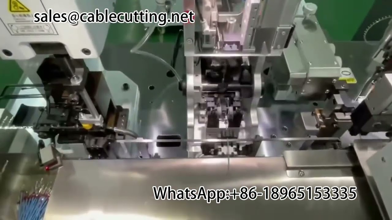 Máy Ép Đầu Cos Tự Động Hai Đầu Cho Dây Cắm Chống Nước Ô Tô - Dây Điện Xe Hơi