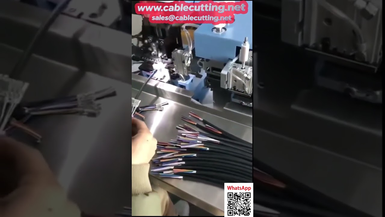 Máy tuốt dây và bấm đầu cáp đa lõi tự động – Giải pháp tối ưu cho sản xuất công nghiệp