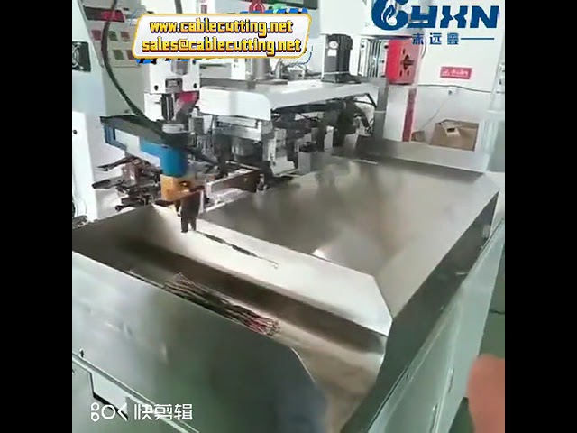 Máy cắt dây, bóc vỏ và bấm đầu cosse tự động 2-8 lõi - Tăng năng suất sản xuất
