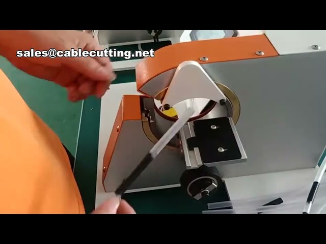 Máy quấn băng dính dây cáp bán tự động - Máy quấn băng keo dây điện - Thiết bị quấn dây cáp