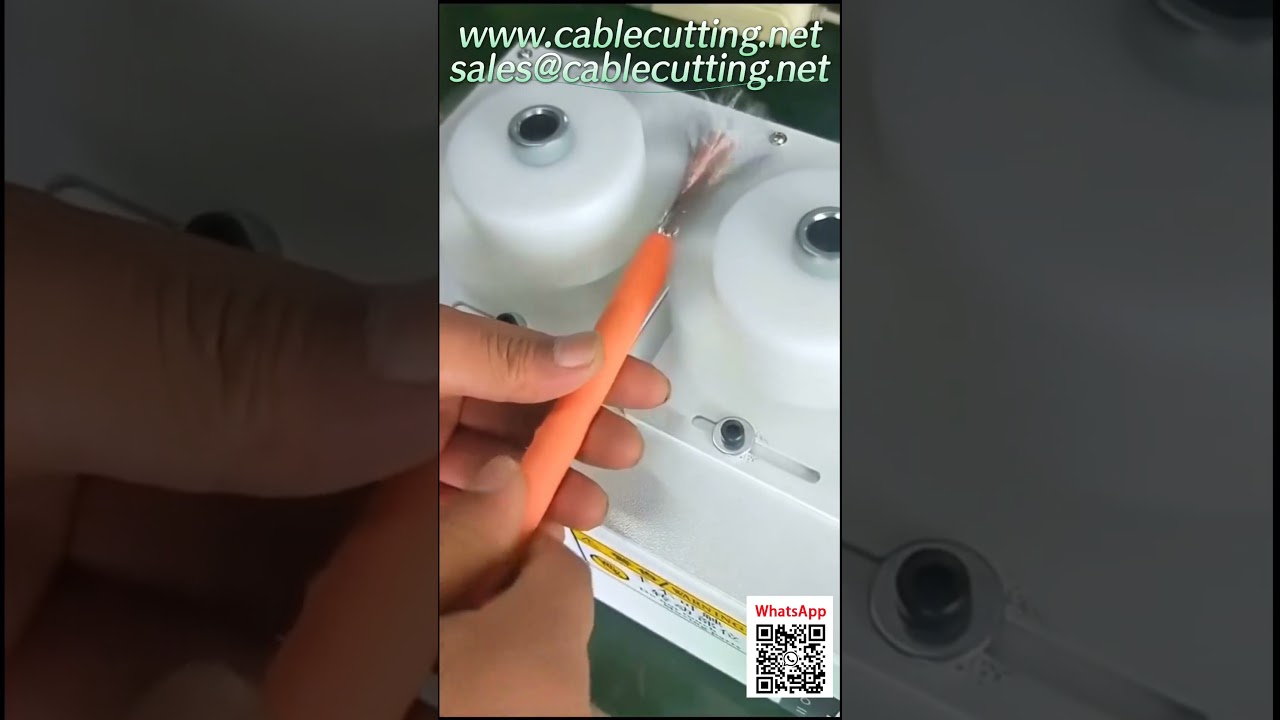 Máy tự động cắt, tuốt, cuộn và đóng gói dây cáp năng lượng mới