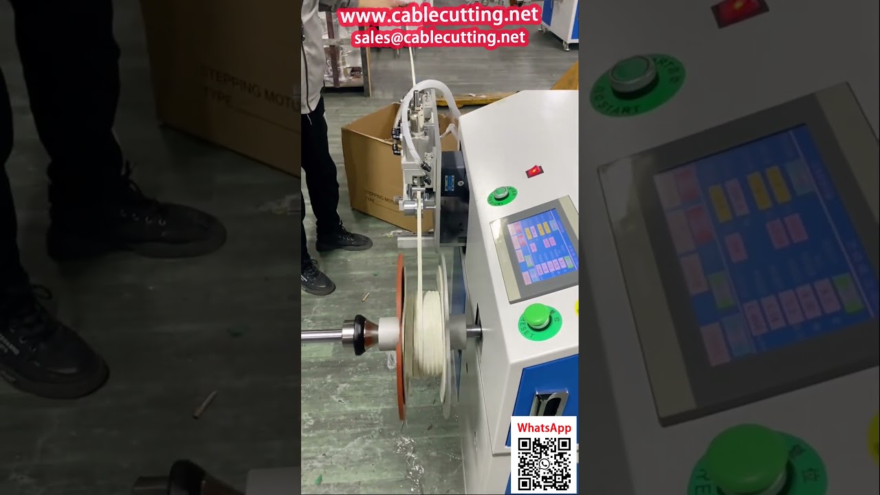 Máy Cuộn và Đếm Dây LED Tự Động Có Căn Chỉnh