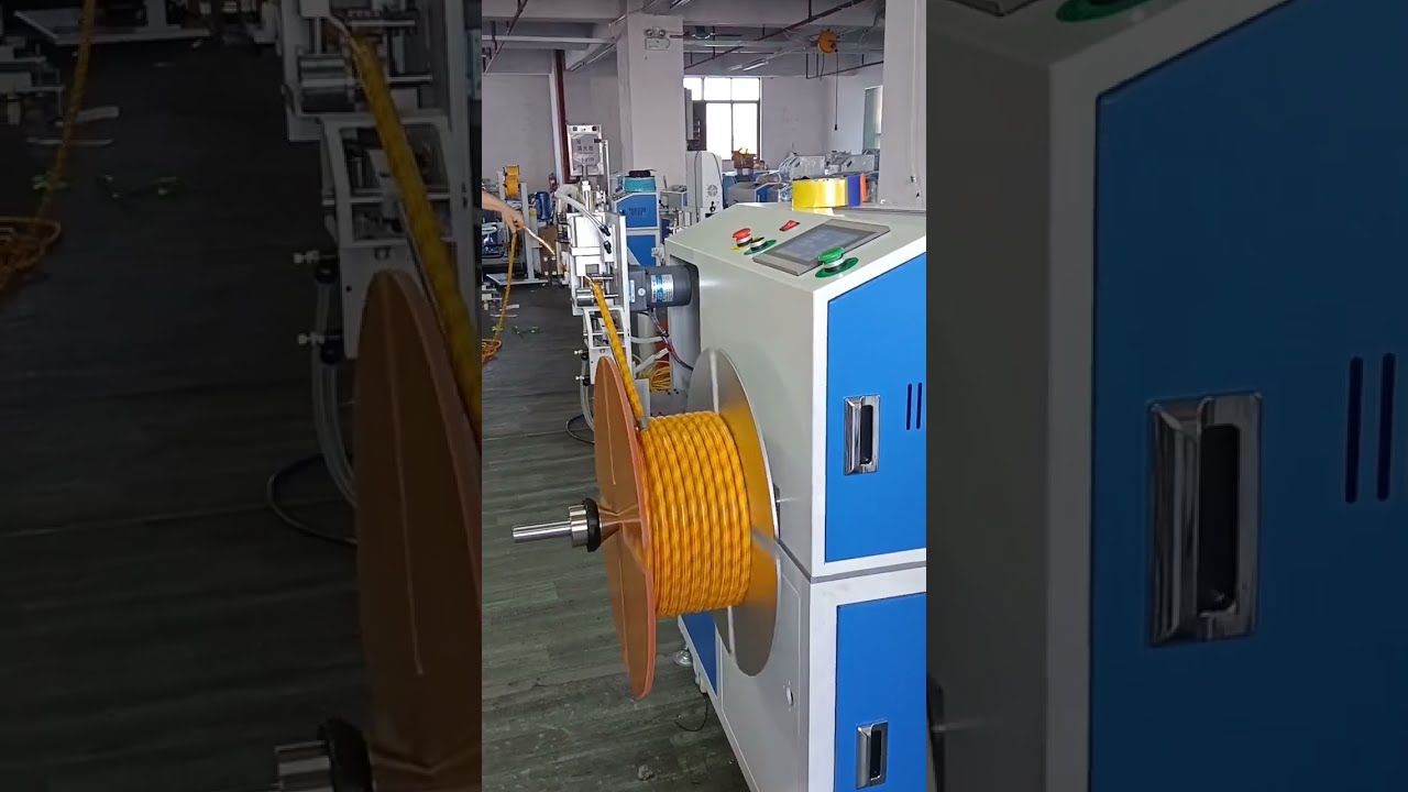 Máy cuộn ống tự động – Demo trực tiếp tốc độ cao: cuộn hơn 100m/phút #máymóc #nhàmáy