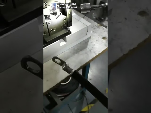 Máy Ép Đầu Cosse Cáp Bán Tự Động | Máy Ép Đầu Típ Dây Điện Ngang | Thiết Bị Ép Đầu Cốt Cáp
