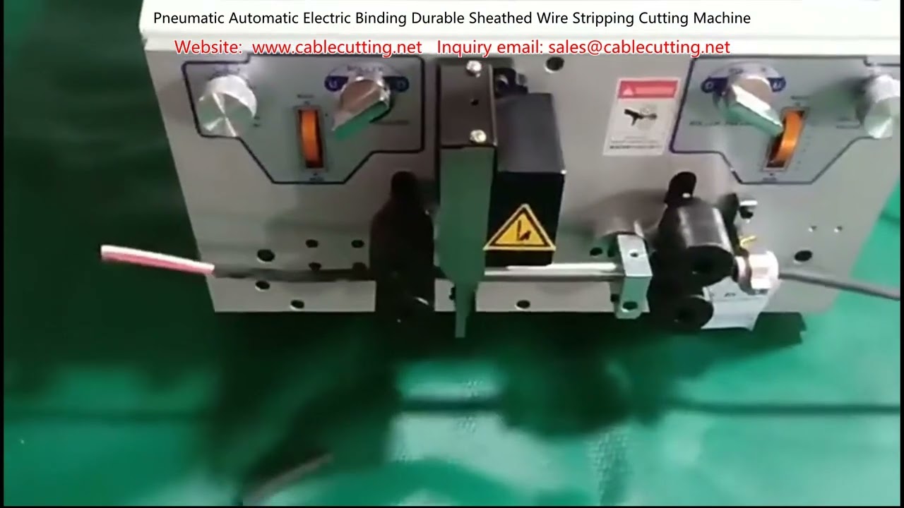 Máy Tuốt Dây và Cắt Dây Tự Động Khí Nén Bền Bỉ Cho Dây Bọc Điện