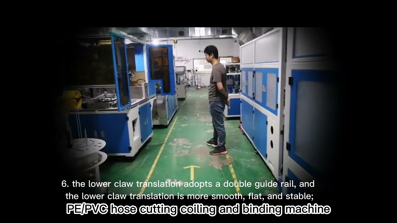 Máy cắt, cuộn và bó ống PE/PVC tự động - Tăng hiệu suất sản xuất