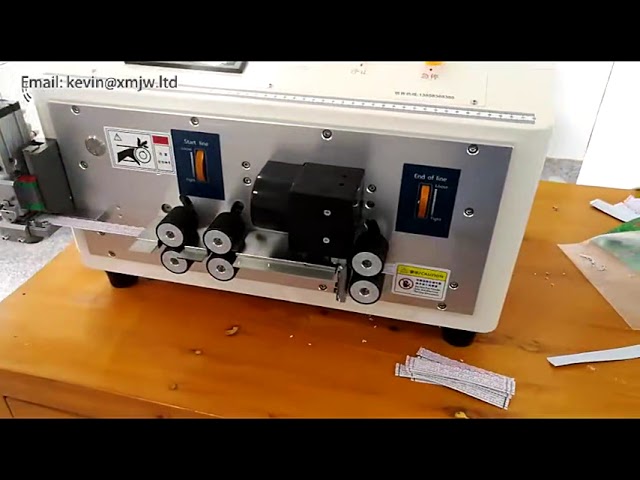 Máy tuốt dây vỏ PVC tự động - Thiết bị cắt và tuốt cáp dây dẹt, tròn, ống chính xác