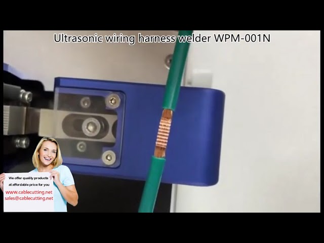 Máy hàn siêu âm dây cáp điện WPM-001N - Hàn nối dây điện tự động