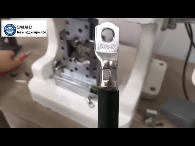 Máy ép cáp thủy lực đa năng màn hình cảm ứng PLC ép đầu cốt 7-70mm²