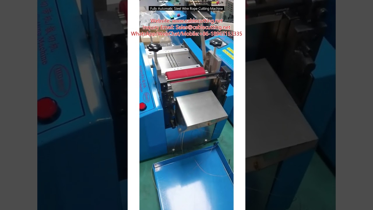 Máy Cắt Dây Cáp Thép Tự Động Hoàn Toàn - Chính Xác, Nhanh Chóng