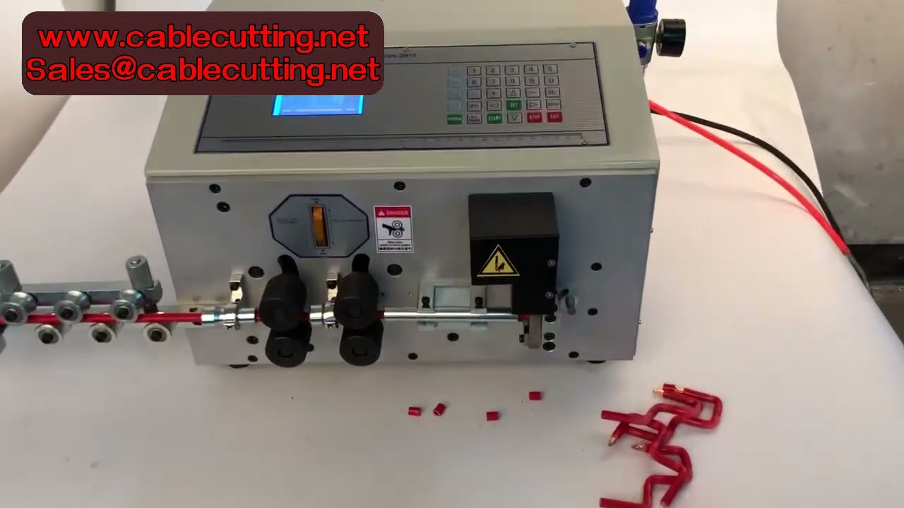 Máy bóc tách vỏ và cắt dây cáp tự động cho dây 0.1-4.5mm² | Máy tuốt dây cáp chuyên nghiệp