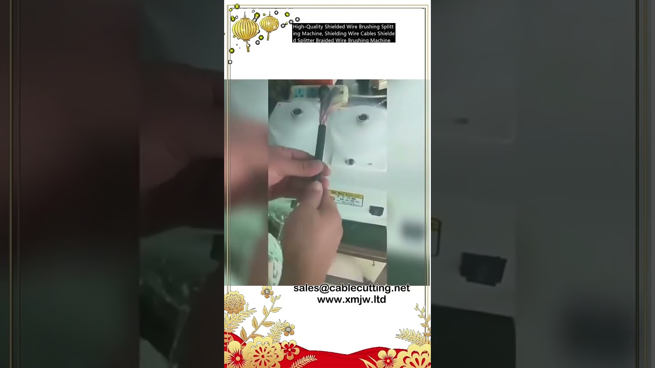Máy Chải Xoắn và Tách Dây Cáp Chống Nhiễu Chất Lượng Cao – Thiết Bị Tách Bện Cáp Chắn Chuyên Nghiệp