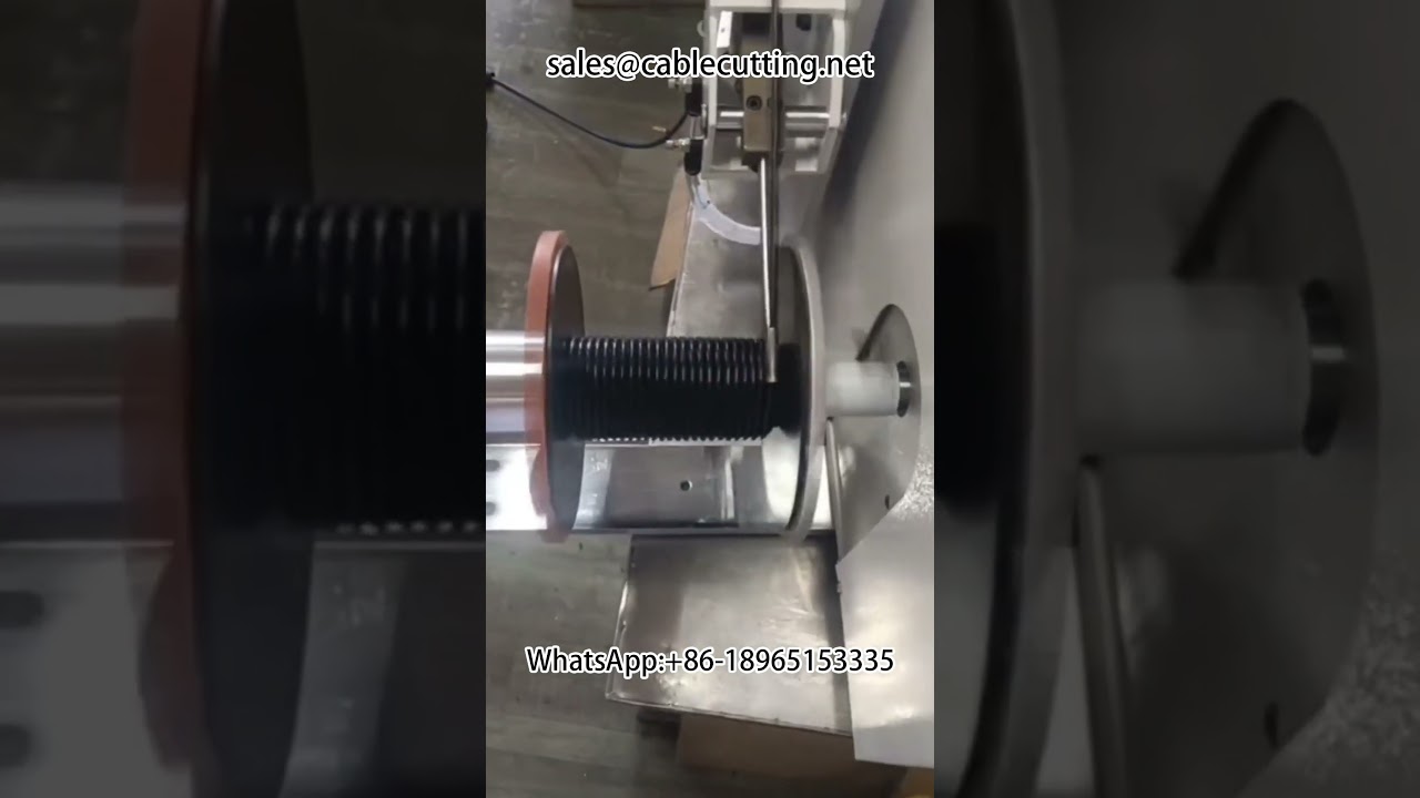 Máy quấn cáp tự động – Đếm mét, cắt hàng và quấn băng keo chính xác