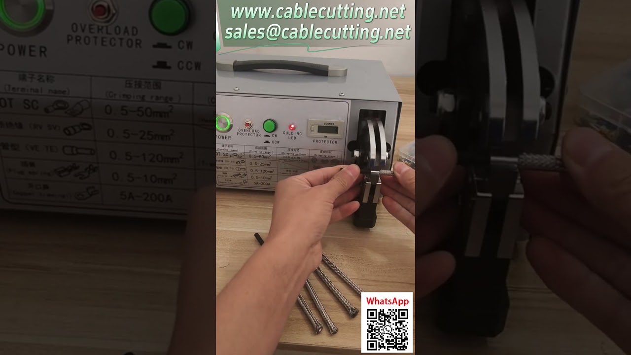 Máy ép đầu cốt điện cỡ lớn cho dây 70mm² - Lực ép 3.7 tấn - Cắm điện dùng ngay