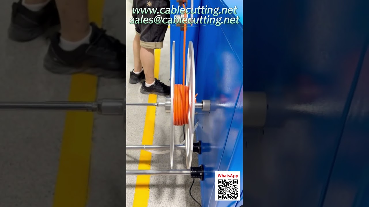 Máy Cuộn Dây Cáp Tự Động 1-25mm (30kg) - Tích Hợp Cắt Tự Động, Hoàn Hảo Cho Sản Xuất Dây Cáp