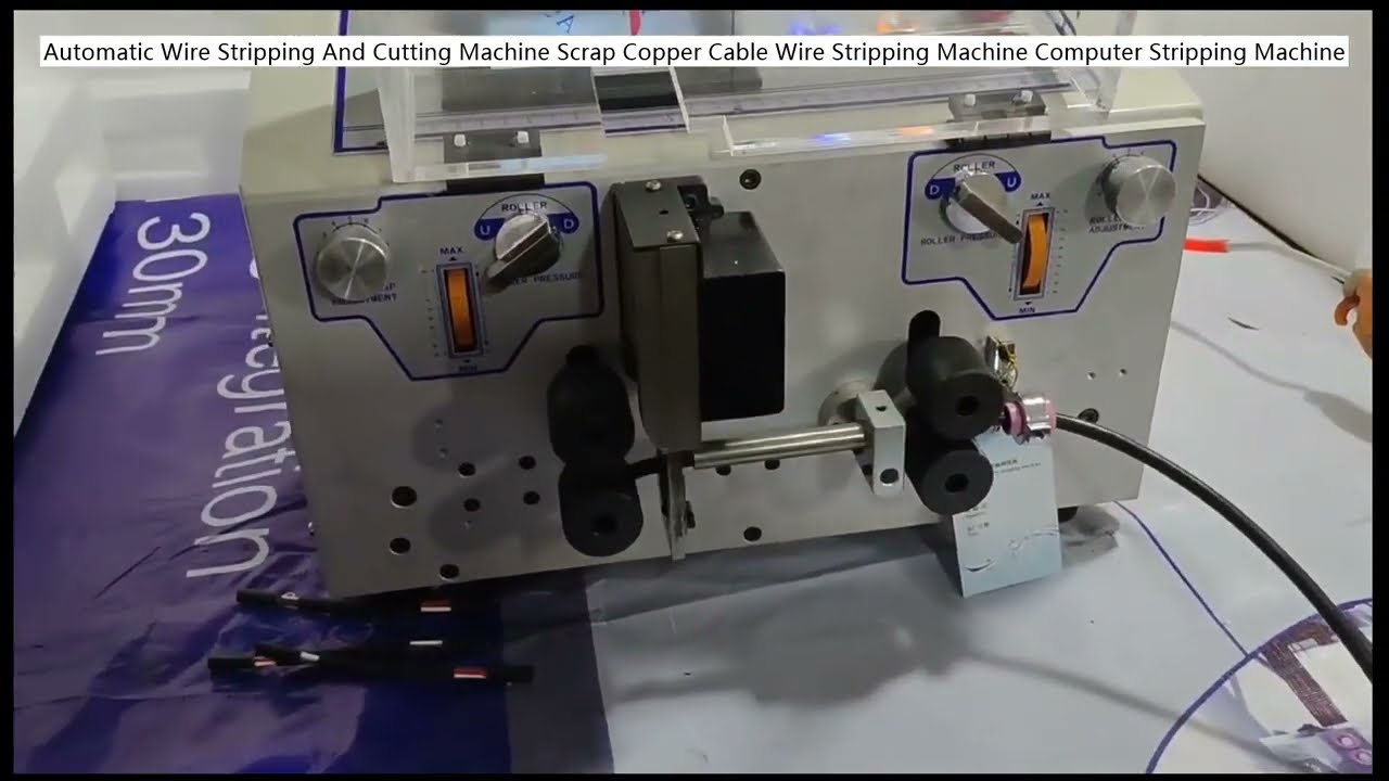 Máy Tuốt Dây Cáp Đồng Tự Động - Máy Cắt Và Tuốt Dây Đồng Phế Liệu Hiệu Quả