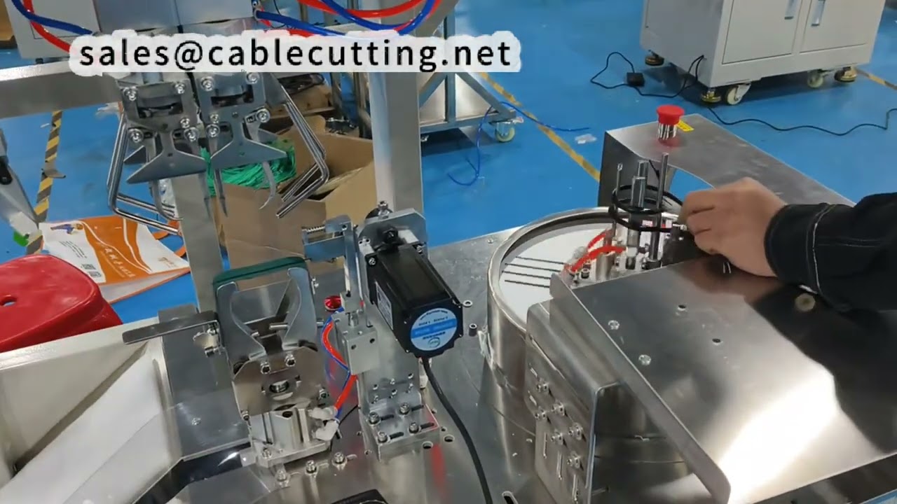 Máy Buộc Cáp Tự Động Xử Lý Cáp Có Đầu Nối - Tối Ưu Sản Xuất Dây Điện