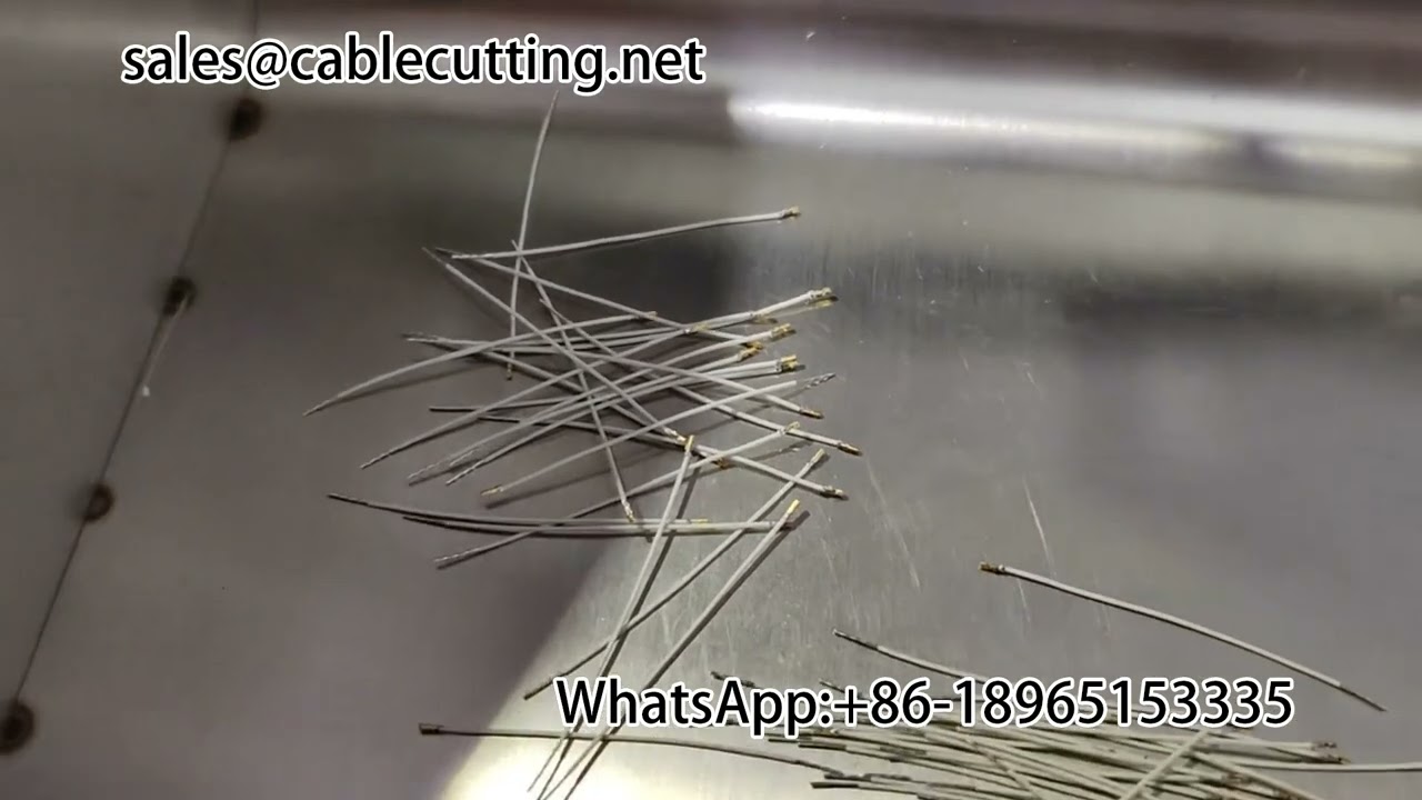 Máy hàn thiếc đầu dây 5 sợi tự động | Máy tuốt dây siêu mịn | Thiết bị dây điện chính xác