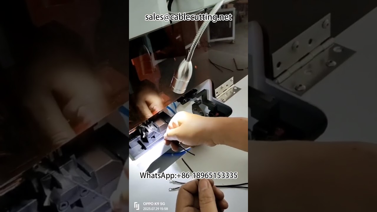 Máy tuốt dây và ép đầu cốt tự động | Máy đầu cốt chính xác