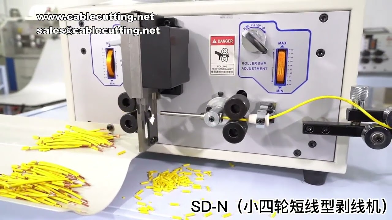 Máy tuốt dây cáp tự động màn hình cảm ứng SD-S - Cắt & bóc tách dây cáp 110V/220V