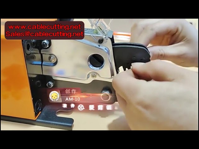 Máy Ép Đầu Cosse Tự Động AM-10 - Ép Nguội Điện Động, Kìm Ép Tự Động Chính Xác Cao