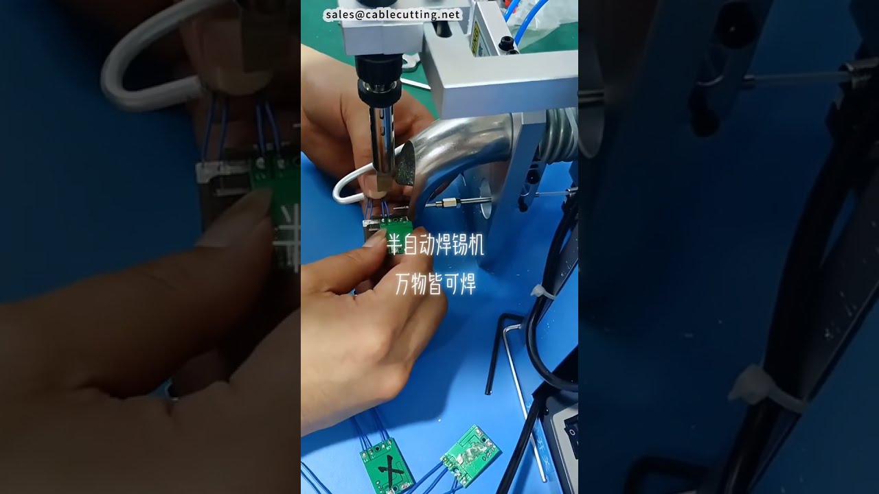 Máy hàn bán tự động cho công tắc, pin, PCB – Tối ưu sản xuất #nhàmáy #máymóc