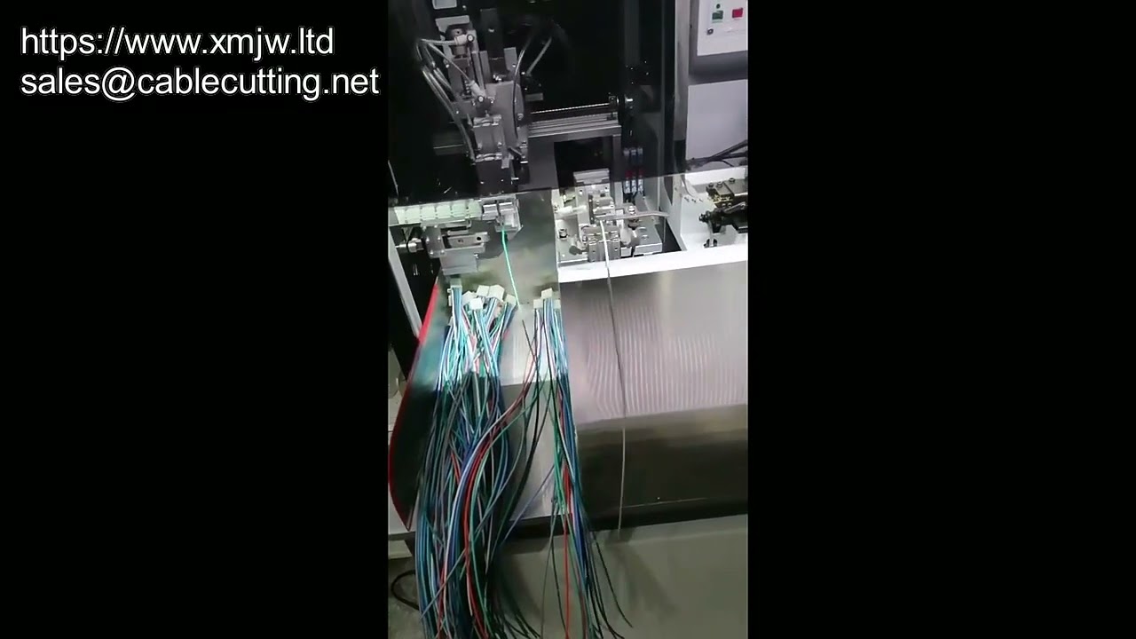 Máy Ép Đầu Cáp Tự Động Hai Đầu Cho Vỏ Nhựa - Năng Suất Cao