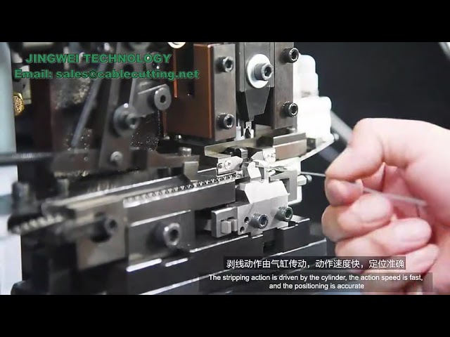 Máy tuốt dây và bấm đầu cáp bán tự động cho đầu nối Molex JST XH – Tăng năng suất sản xuất