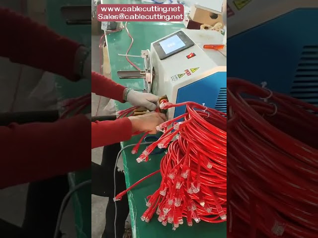 Máy quấn và buộc cáp màn hình cảm ứng - Quấn hình số 8 và hình tròn tự động