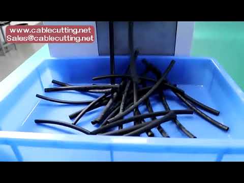 Máy cắt ống cao su, nhựa PET, PVC, PP, PU và ống co nhiệt tự động chính xác cao