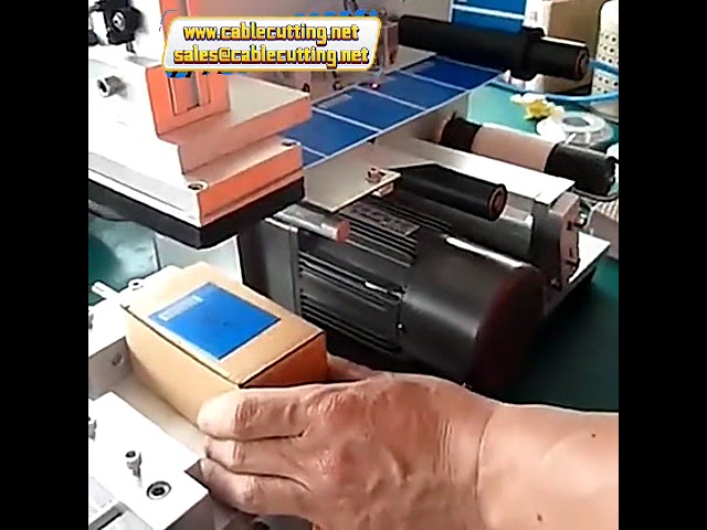 Máy dán nhãn chai hộp vuông MT-60 tích hợp máy in mã ngày